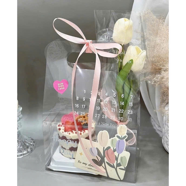 Set 60 thiệp giấy Happy women's day mix 6 mẫu-hình chữ nhật kt 8.5cm x6.3cm.
