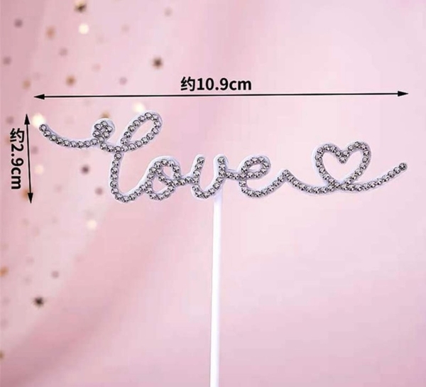 Set 10 chữ love mảnh gắn hạt (CHÚ Ý TRÁNH nhầm với set 5).