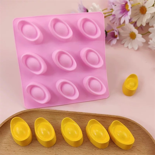 Khuôn Silicon-9 thỏi vàng.