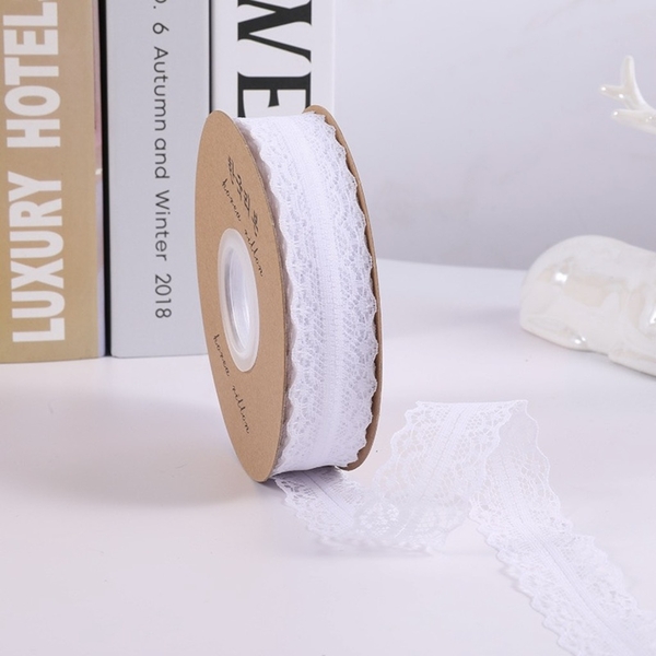 Ruybang ren 3cmx 25m - MÀU TRẮNG.