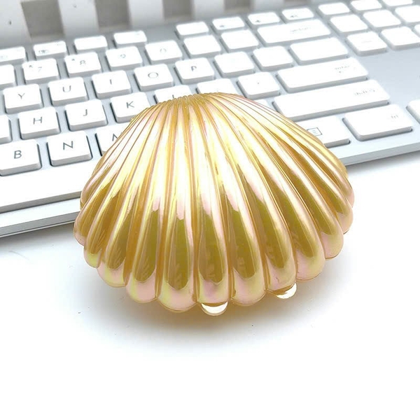Vỏ sò nhựa kích thước 4.5x9cm -VÀNG.