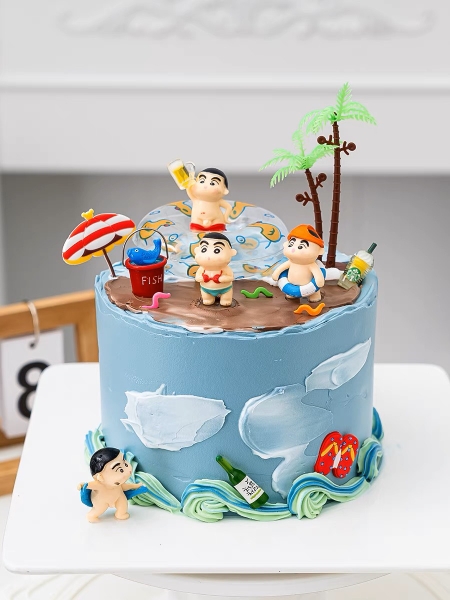 Set nhựa 4 em bé cởi truồng (Shin – Cậu bé bút chì).