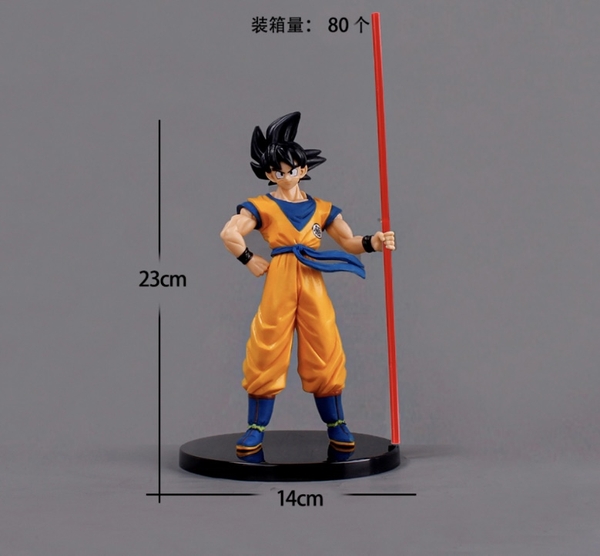 Tượng songoku nhựa đặc.