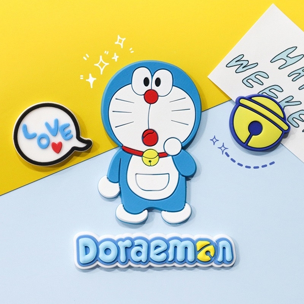 Set nhựa dẻo -(Doremon đứng-chữ LOVE- chữ doraemon).