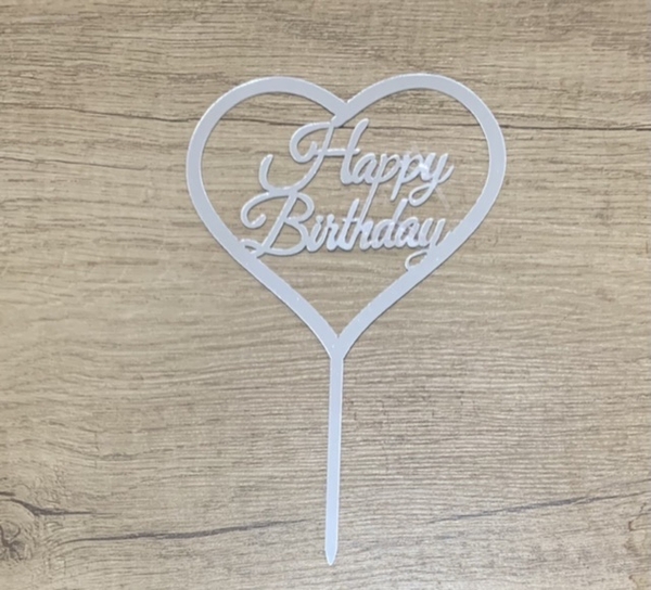 Set 10 mica HPBD tim-BẠC.