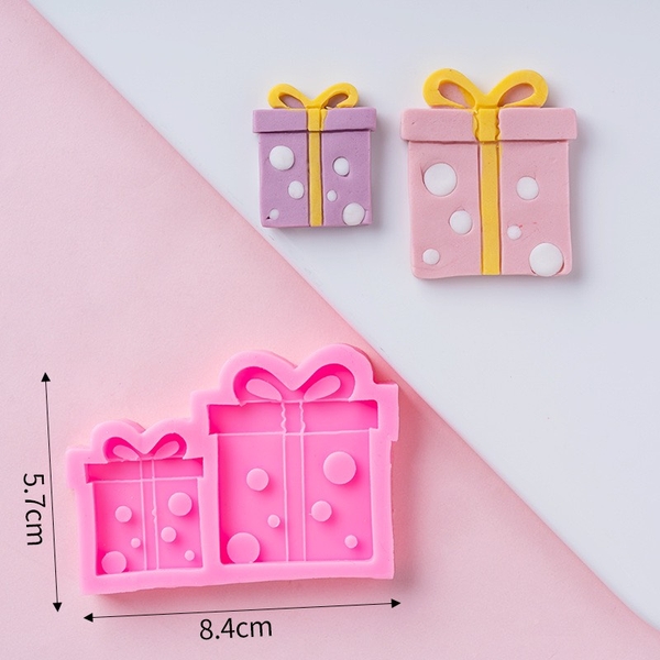 Khuôn 2 hộp quà (silicon)