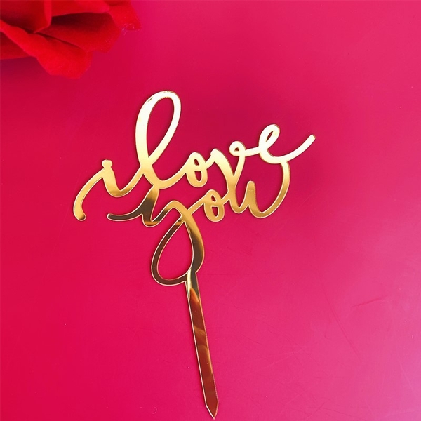 Set 10 mica love you chữ mảnh. A77