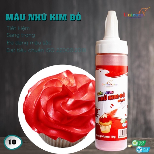 Xịt Nhũ đỏ.