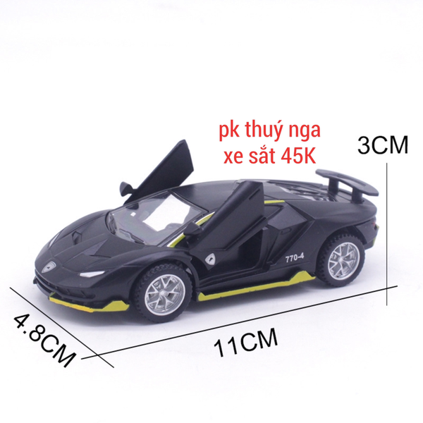 OTO-Xe Lamboghini sắt- đen