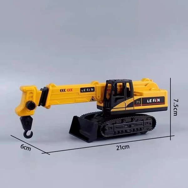 Xe cẩu siêu cấp (trục thẳng) -Loại 1 đẹp và nặng hơn (nhãn giấy trắng).
