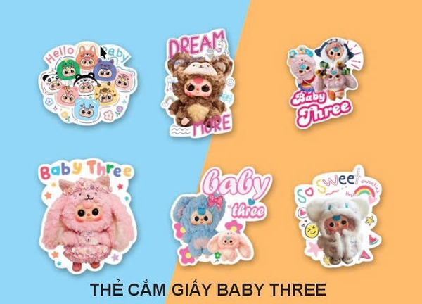 10 Set giấy BABY THREE CT mẫu mới.