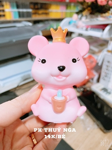 TUONG-Chuột vương miện-hồng SALE. S38