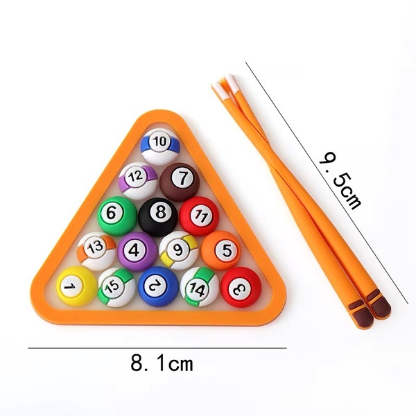 Set Bóng BI-A và gậy (nhựa)).