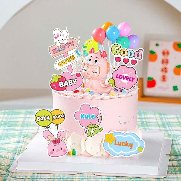 Combo 2 set giấy - mix chi tiết thỏ, ô tô, bảng chữ (baby, lucky,...).