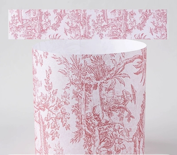 10 thành bánh giấy kt 12x55cm -hoạ tiết màu hồng.