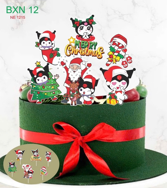 10 set giấy noel HD-MẪU 1 (KUROMI ĐEN).