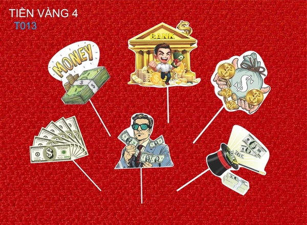 Set giấy HD-quý ông cầm tiền đô, tập tiền money.