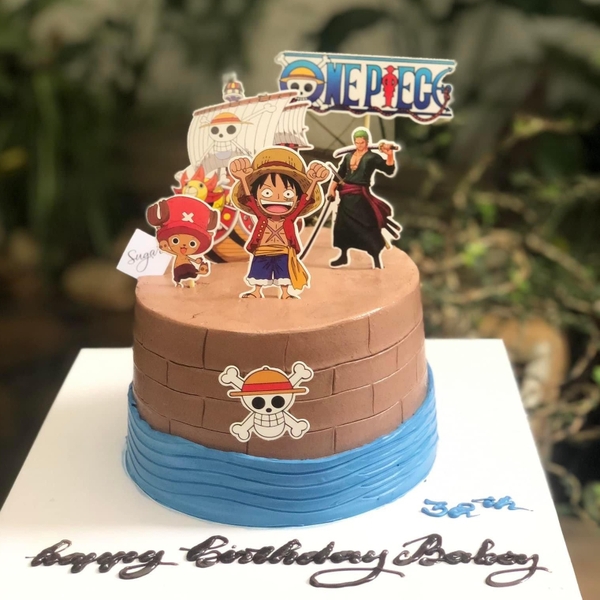 Combo 2 set giấy hoạt hình đảo hải tặc one piece.