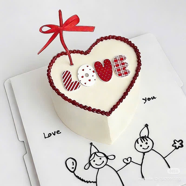 Set 60 chữ LOVE giấy (4 màu sắc).