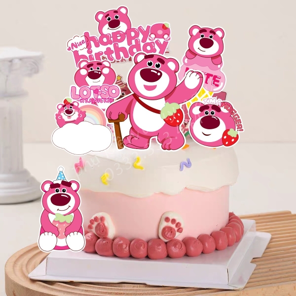 Combo 2 set giấy - Gấu dâu Lotso KUTE.