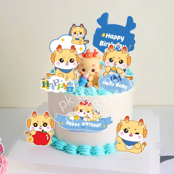 Combo 2 set giấy- mẫu RỒNG baby VÀNG, XANH9864.