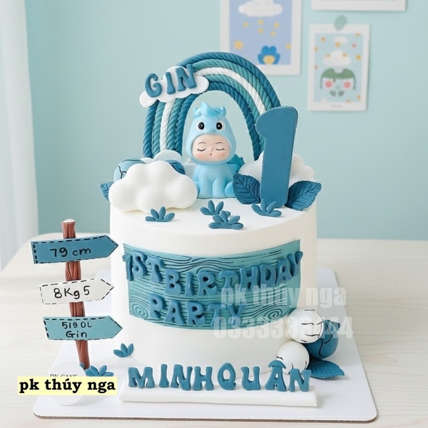 Tượng sứ -bé Ngựa xanh.
