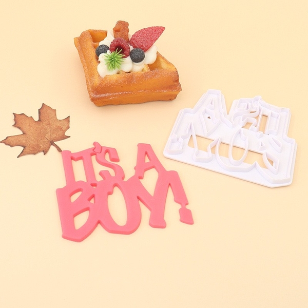 Khuôn nhấn chữ - ITS A BOY.