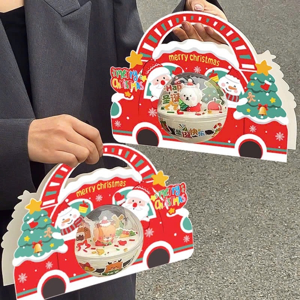 Set 5 hộp cầu NOEL -hình xe ô tô.