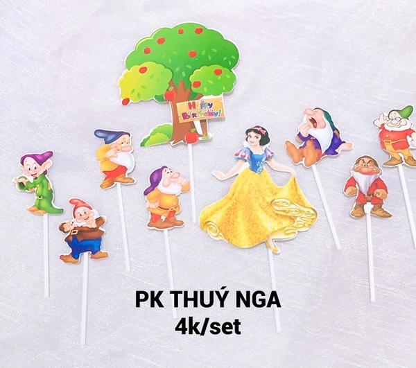 CAM-Set bạch tuyết và 7 chú lùn (giấy).Q25