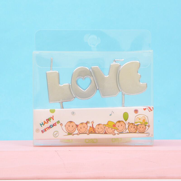 NEN- Nến LOVE bạc xả kho