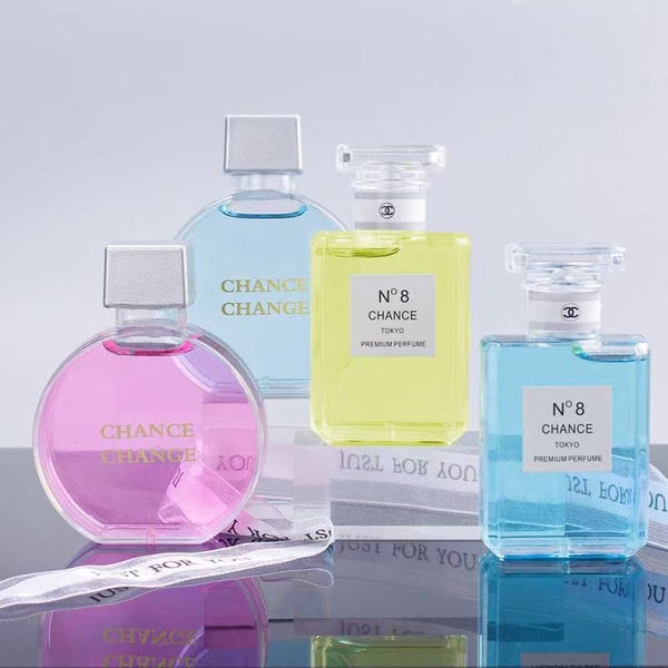 Chai nước hoa đồ chơi hình chữ nhật-màu vàng.