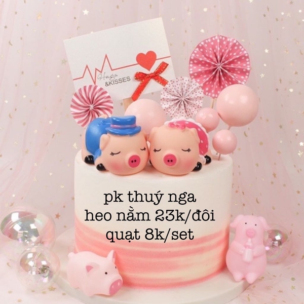 TUONG-Đôi heo nằm kute X49
