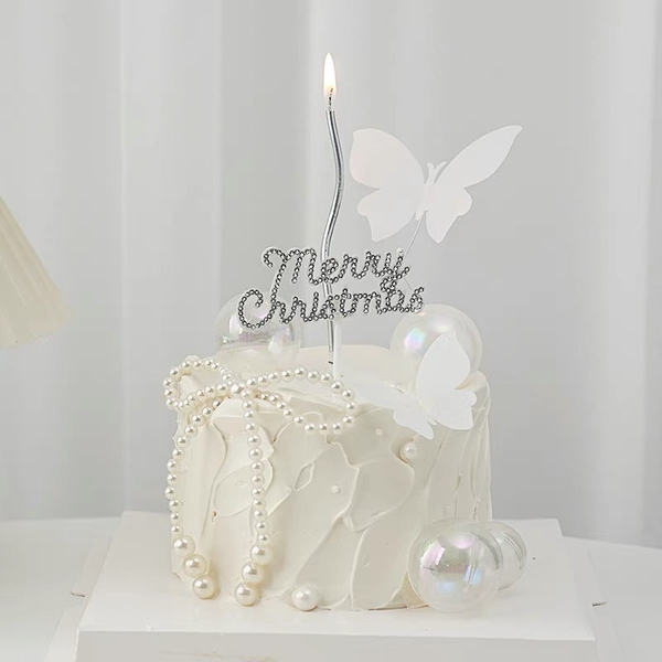 Chữ Merry Christmas gắn hạt