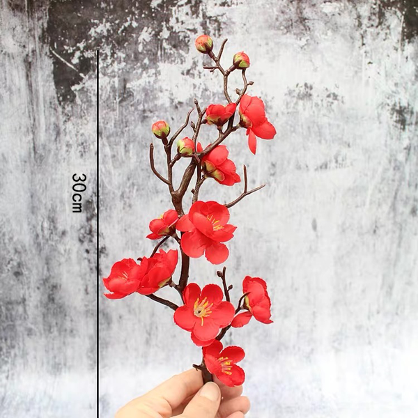 CAM-Cành đào (30cm)-đỏ.