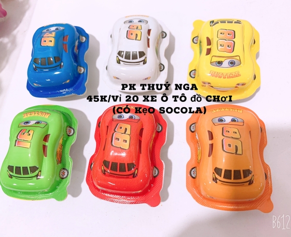 Vỉ 20 ô tô đồ chơi xả kho.