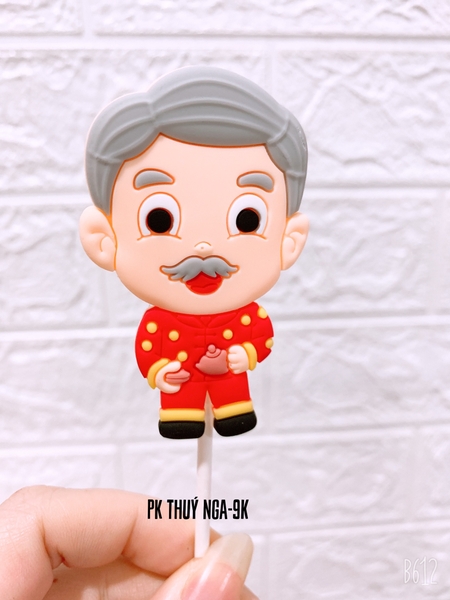 TUONG-Cụ ông áo đỏ (nhựa dẻo).T87