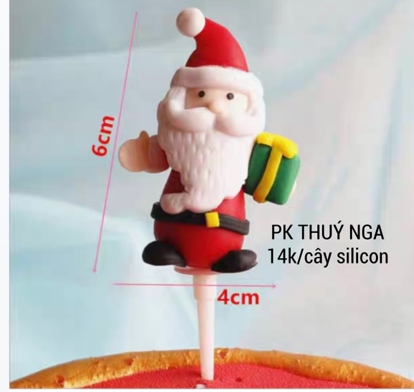 TUONG-Ông già noel hộp quà silicon.