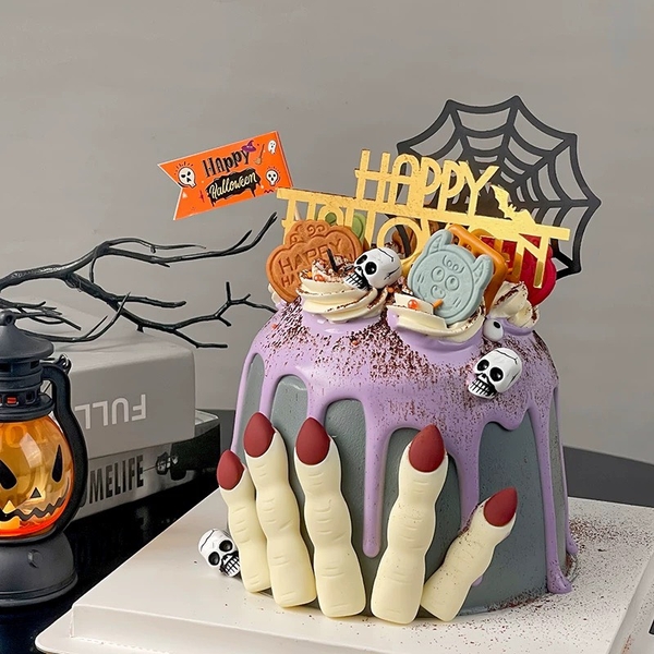 Tượng silicon-5 ngón tay (Halloween).
