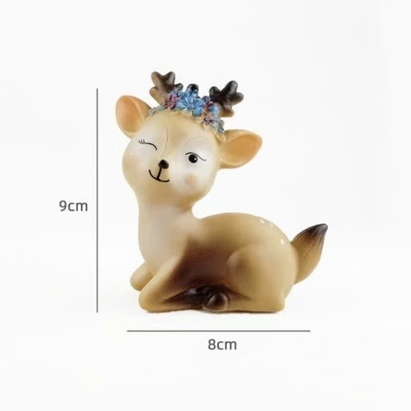 Tượng nhựa - hươu nháy mắt (noel).