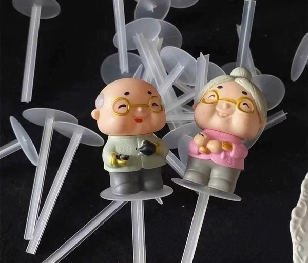 Túi 100 đế phụ kiện loại chân cắm dài 9cm.