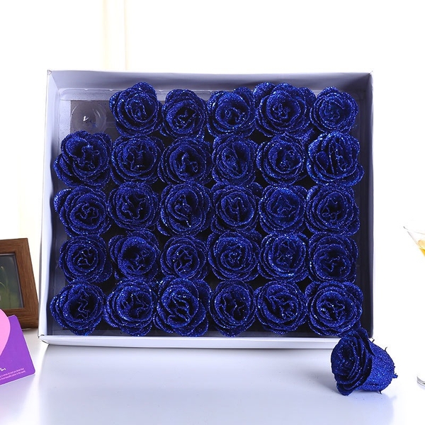 Hộp hoa sáp nhũ 30 bông