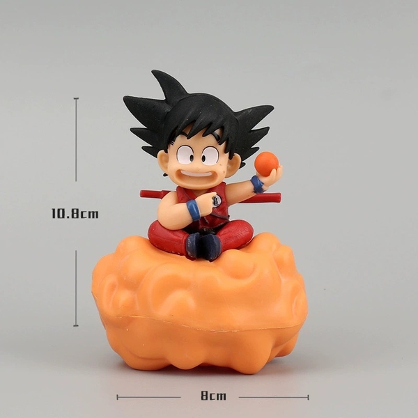 Tượng songoku Nhí dáng ngồi (nhựa đặc).