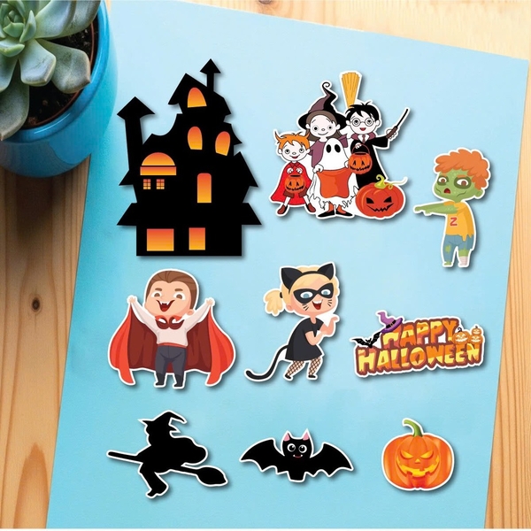 Combo 2 set giấy chủ đề  Halloween - Q10467.