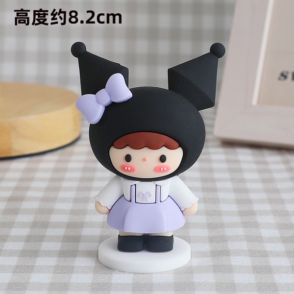 Tượng em bé mèo Kuromi (nhựa đẹp).