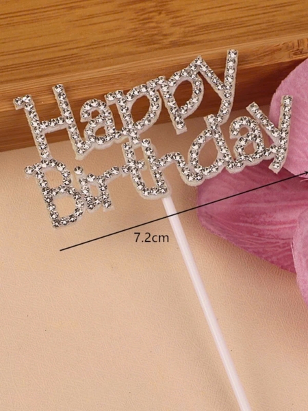 Chữ HPBD gắn hạt.