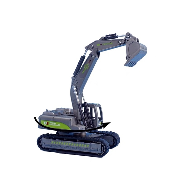 Xe XÚC siêu cấp màu xanh đen (trục cong).