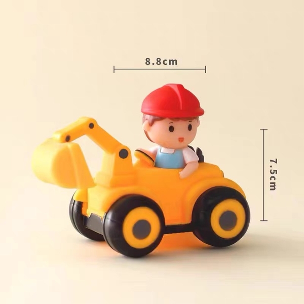 Tượng em bé lái máy cẩu (size to).
