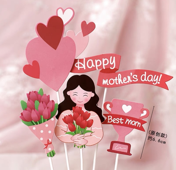 Combo 2 set giấy 8.3- Mẹ và hoa (best mom).