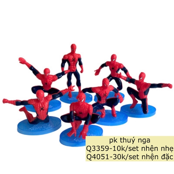 SIEUNHAN-Bộ người nhện 7 món - loại nhẹ SALE
