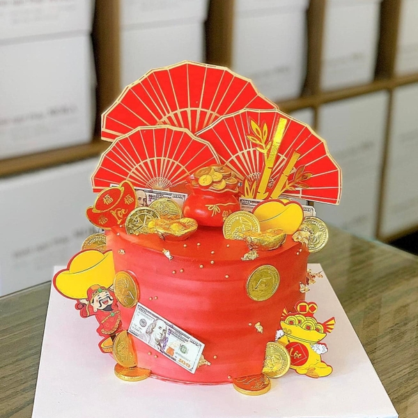 CAM-Set 3 quạt đỏ (mới). G075